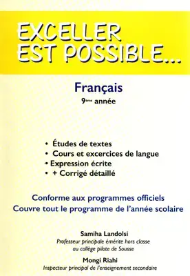 Exceller est possible 9ème année